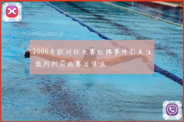 2000年欧洲杯决赛红牌事件引关注 裁判判罚成赛后焦点